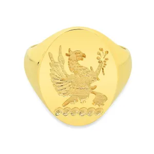 Griffin Signet Ring for Men