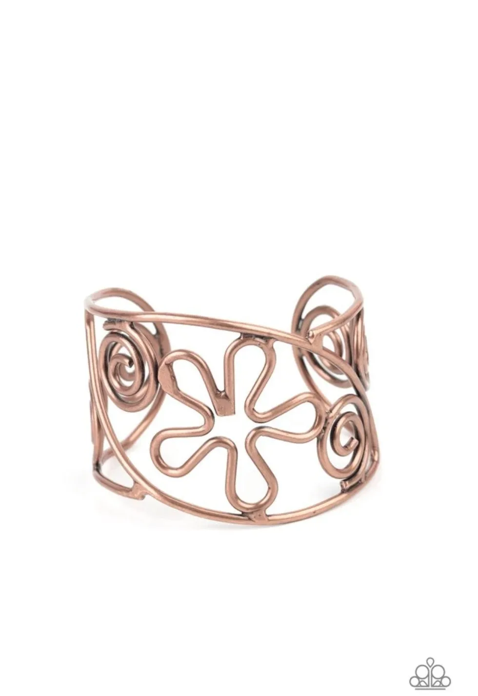 Groovy Sensations Copper Bracelet - Paparazzi Accessories