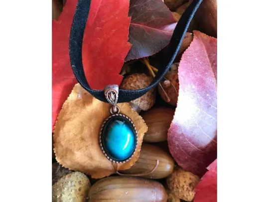 Hand Crafted Ceramic Necklace Choker Style, Multi Color