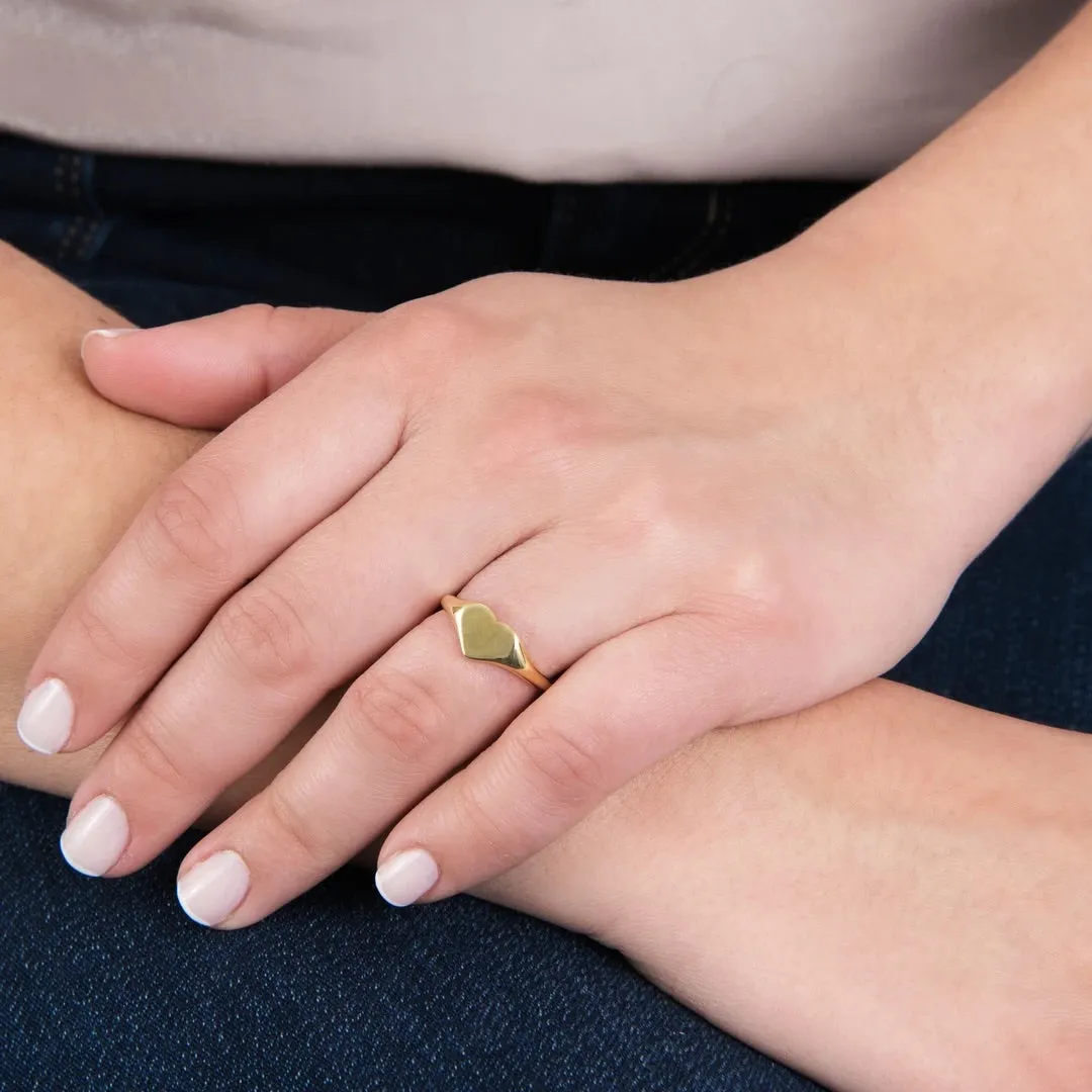 Heart Signet Ring