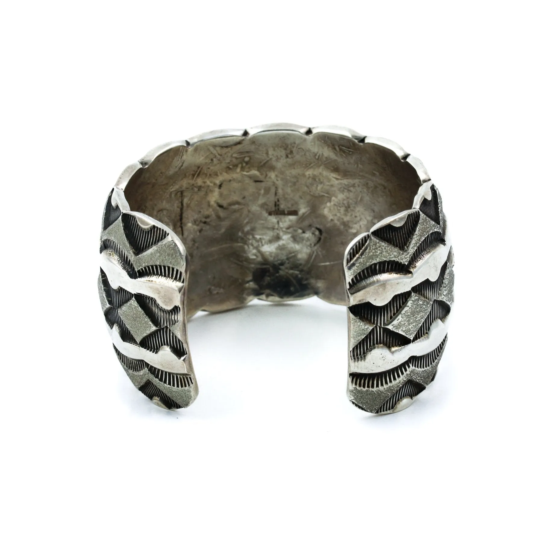 Heavy Stamped Navajo Cuff