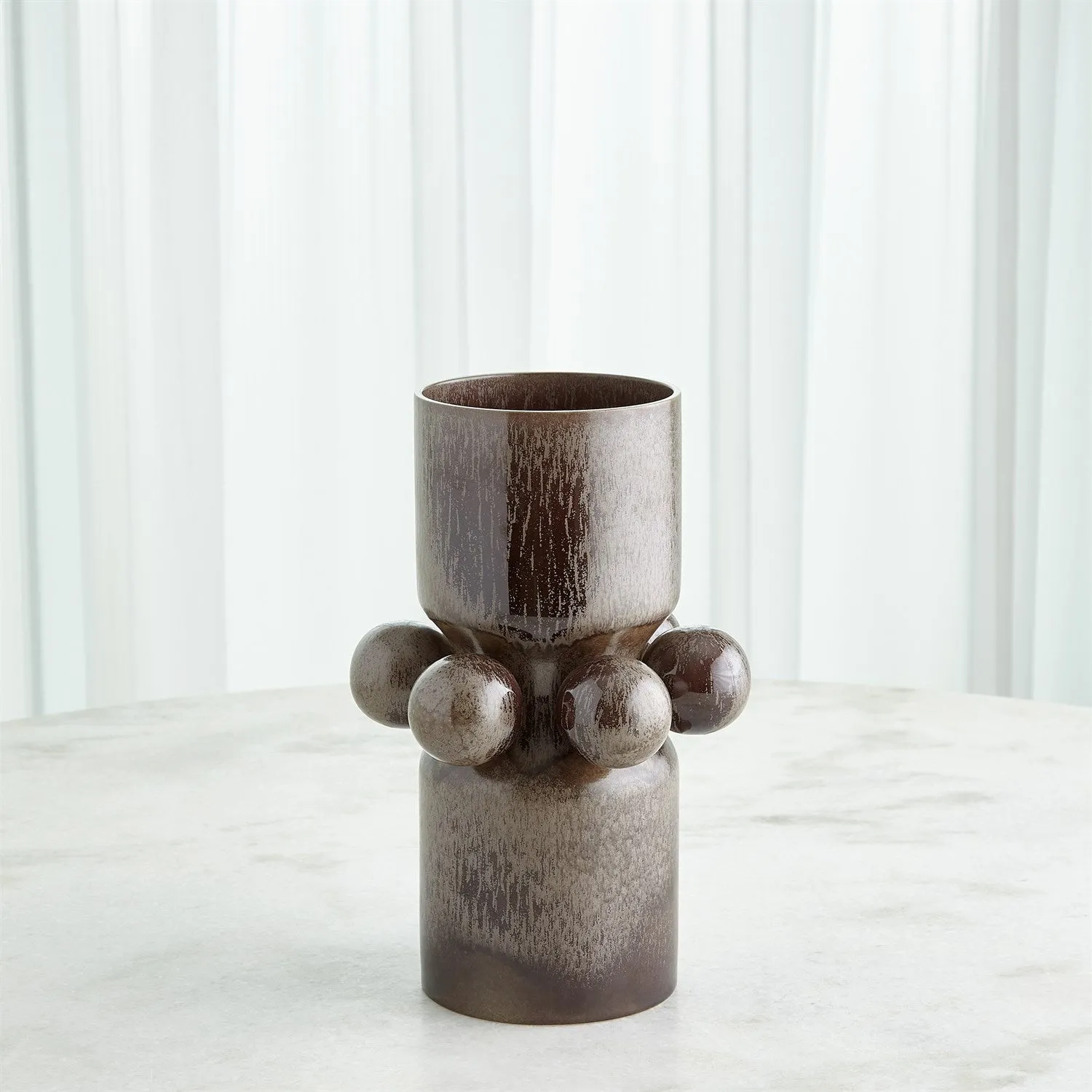 Hera - Reactive Bronze Vase Small