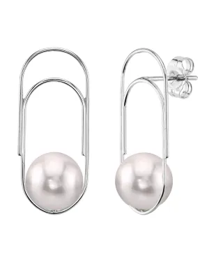 Japanese Akoya Pearl Sabrina Drop Earrings