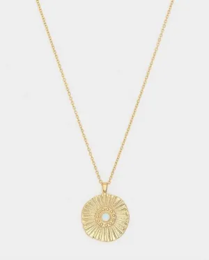 Kriya Veda - Rising Sun Coin Necklace