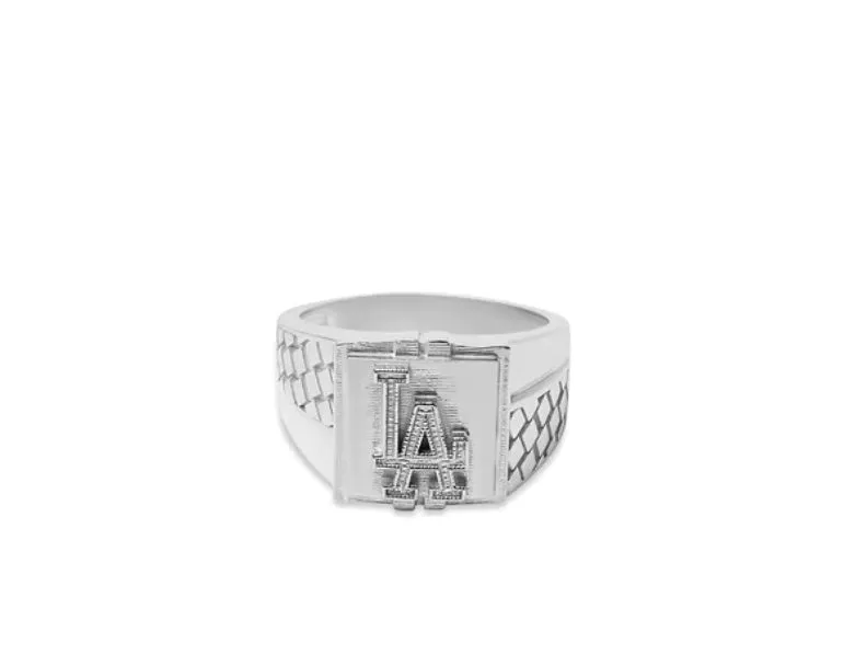 LA Dodgers Ornate Signet Ring