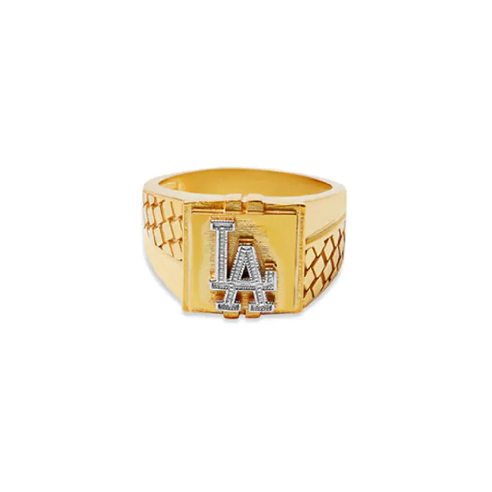 LA Dodgers Ornate Signet Ring