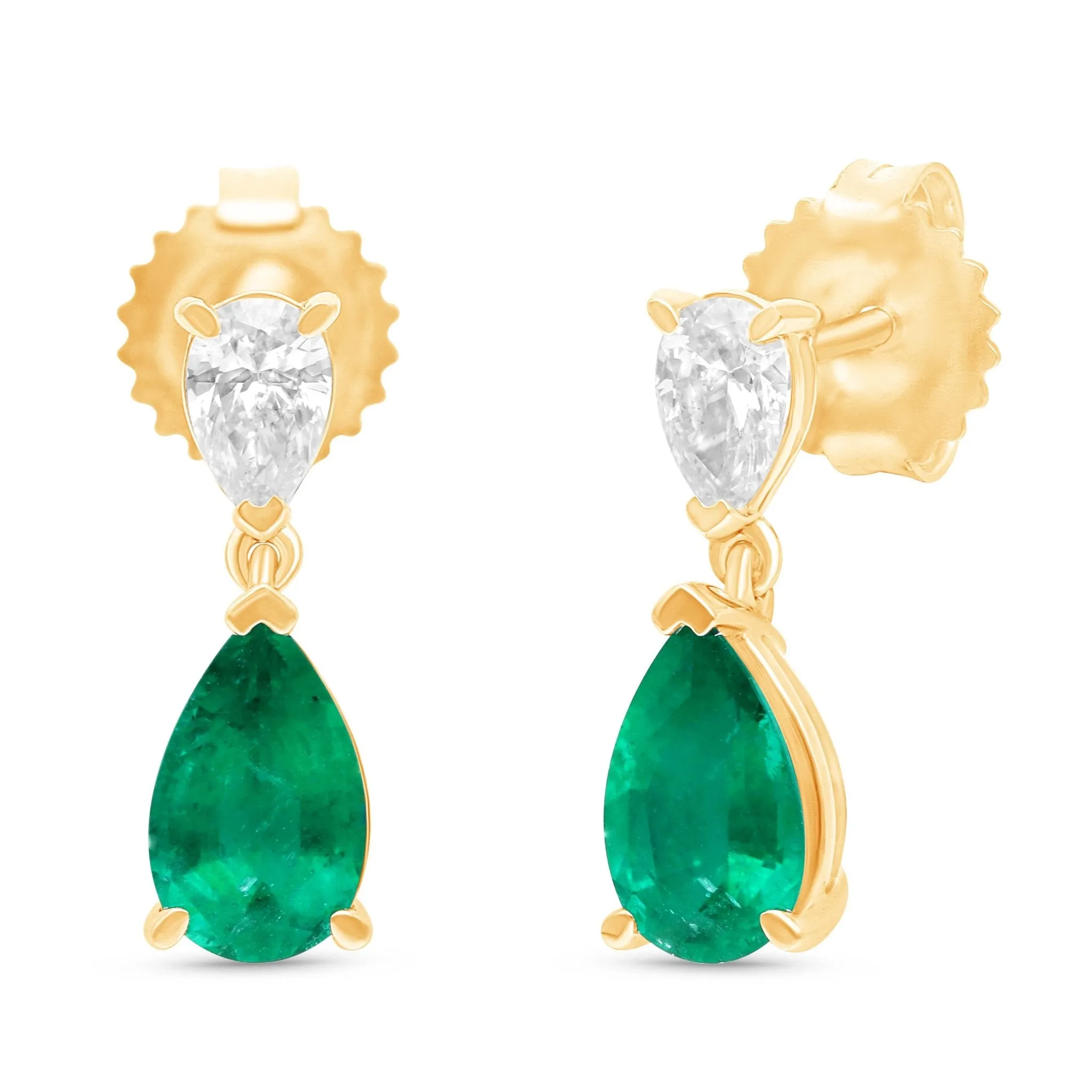 La Pera Earrings - WG