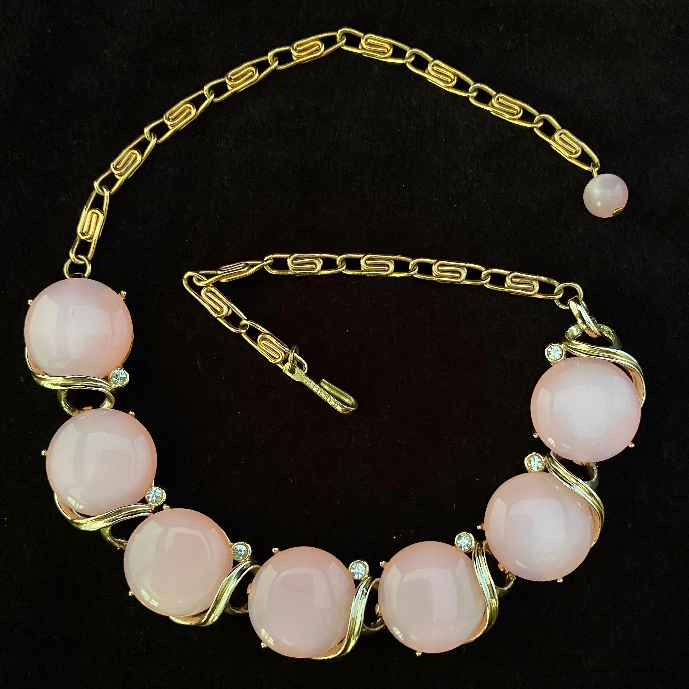 Late 50s / Early 60s Lisner Moonglow Choker Necklace