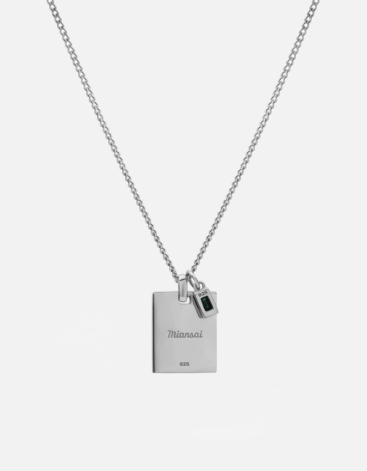 Lineage Quartz Necklace, Sterling Silver