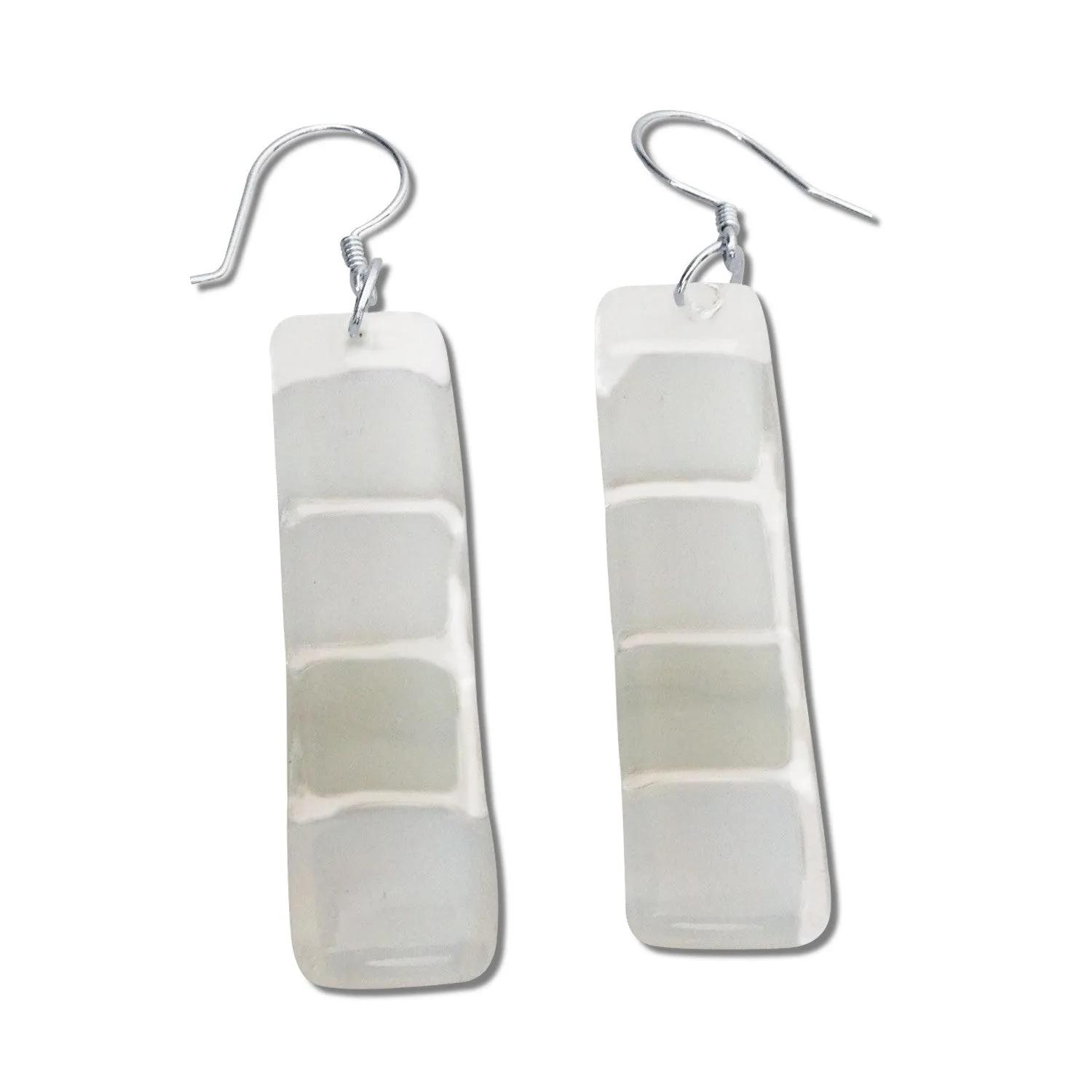 LMOL Glass Earrings - Black