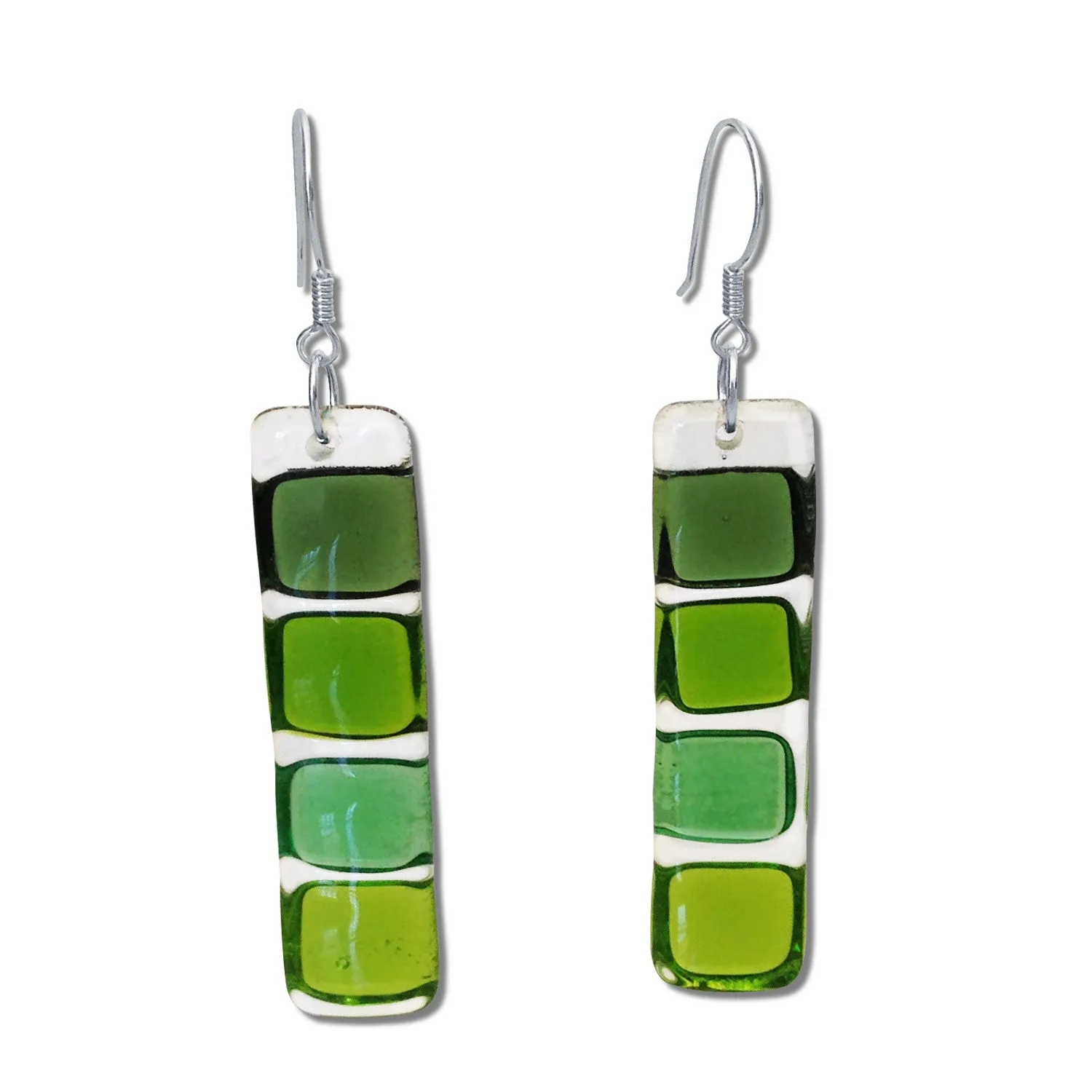 LMOL Glass Earrings - Black