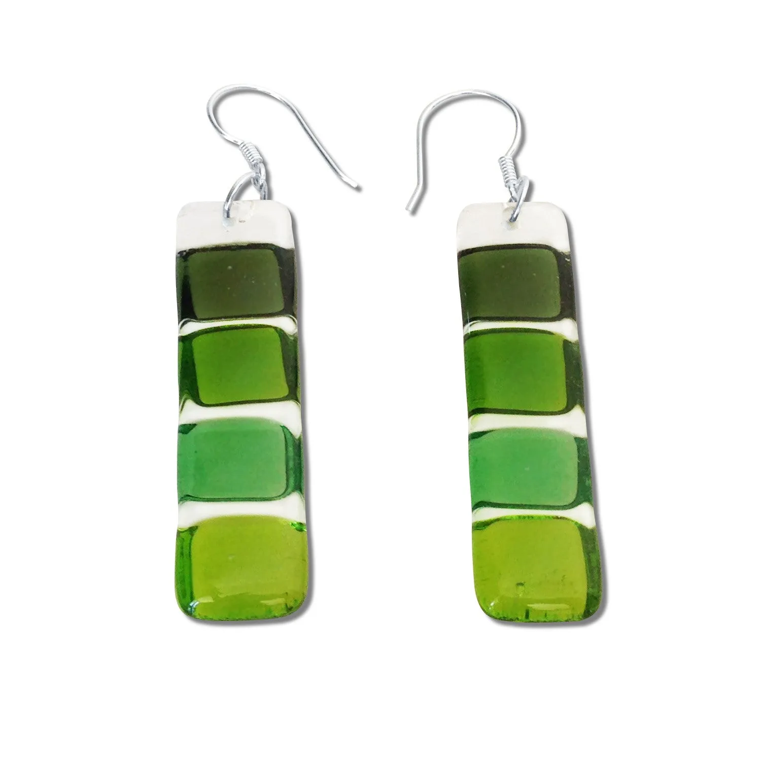 LMOL Glass Earrings - Black