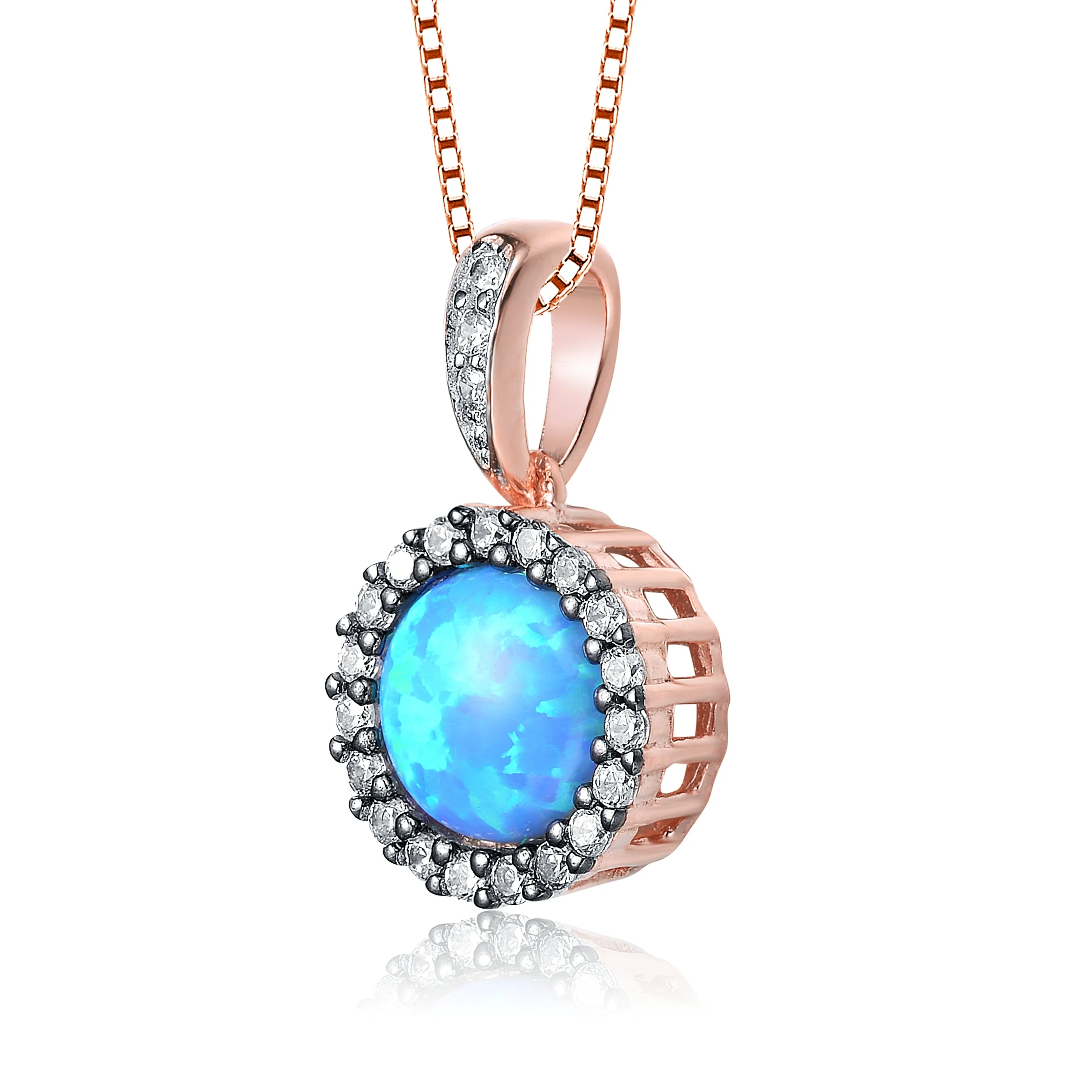 Marie Opal Round Drop Limited Edition Pendant