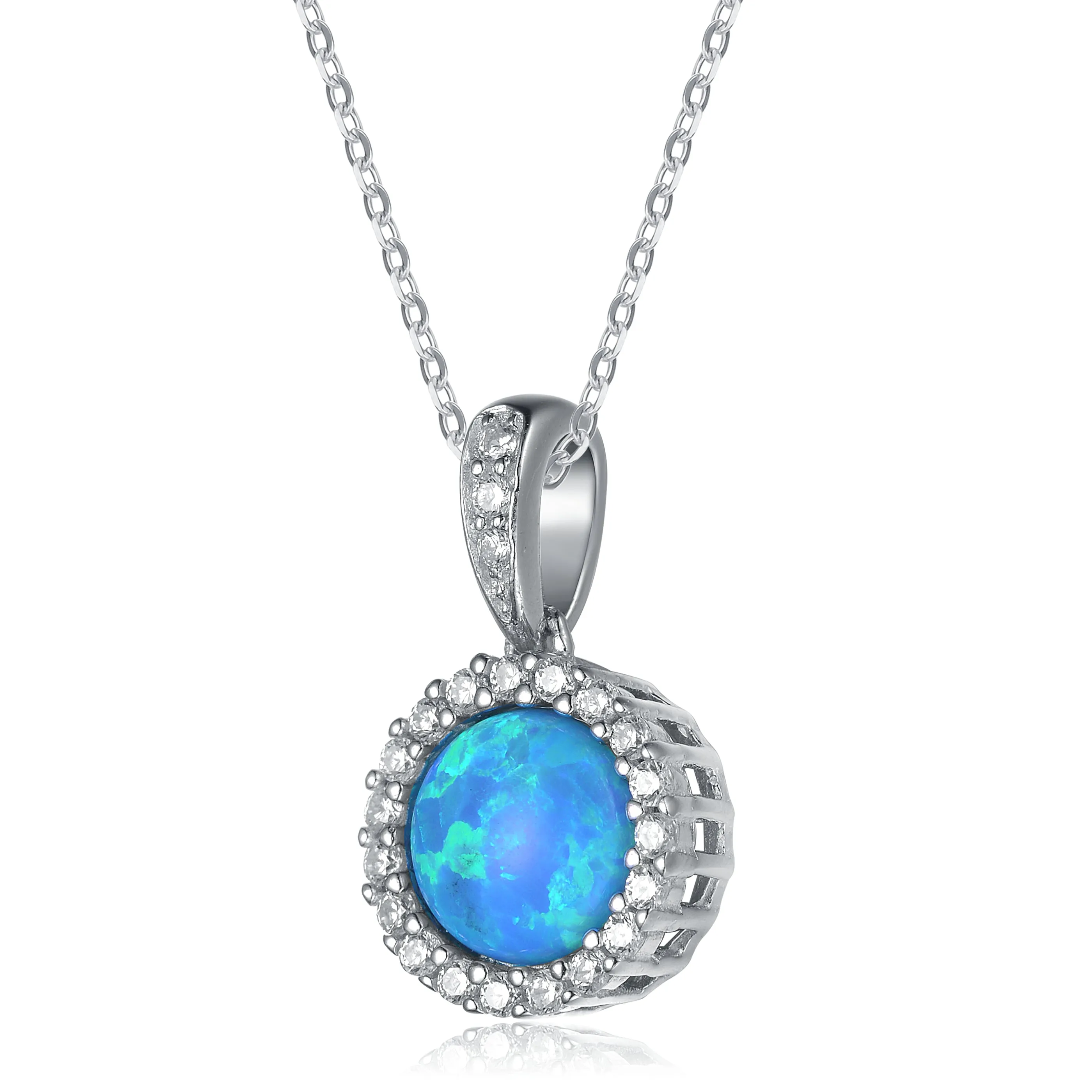 Marie Opal Round Drop Limited Edition Pendant