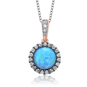 Marie Opal Round Drop Limited Edition Pendant