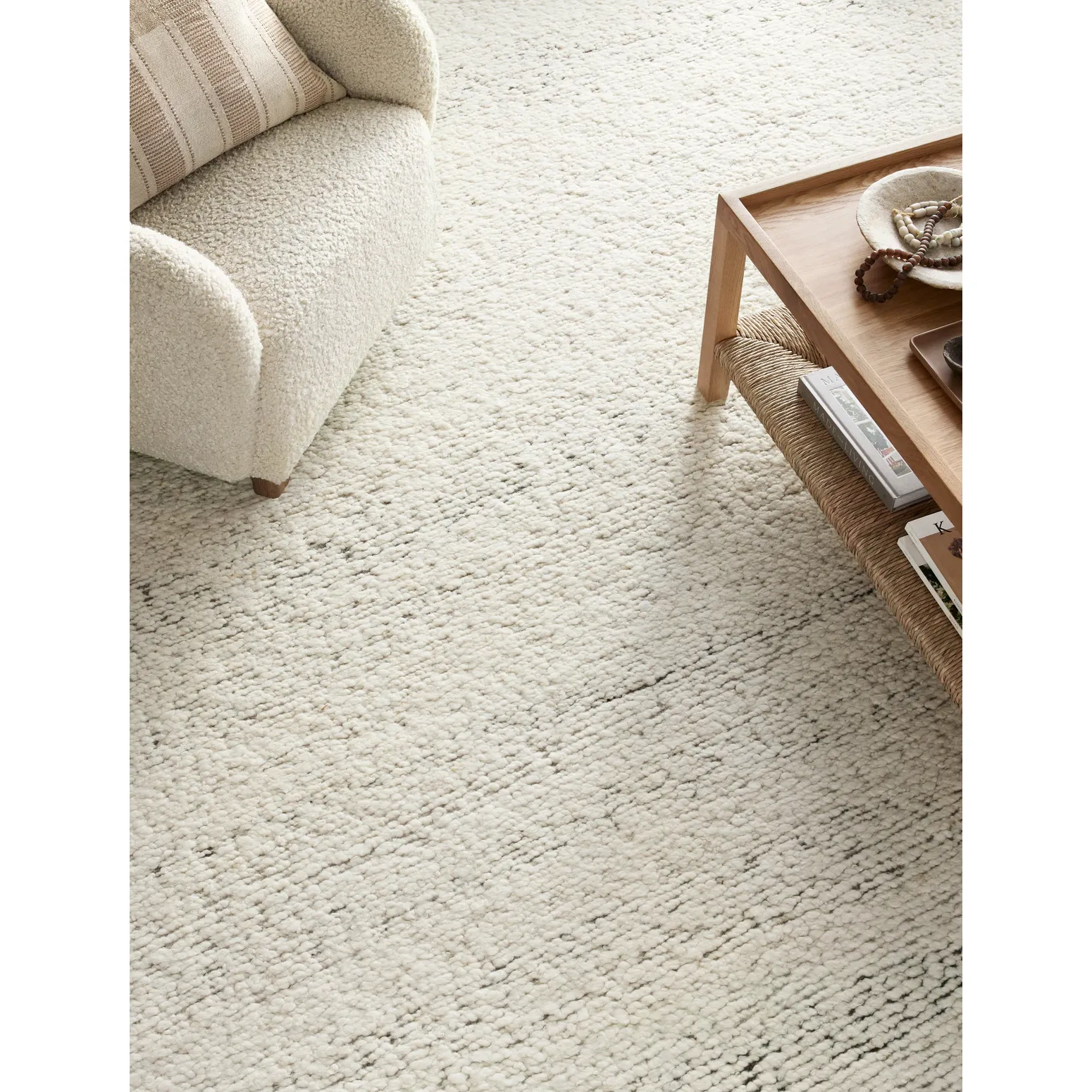 Mulholland Area Rug - Silver/Natural