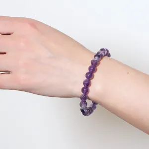 Natural Brazilian Fantasy Amethyst Bracelet