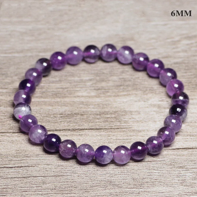 Natural Brazilian Fantasy Amethyst Bracelet