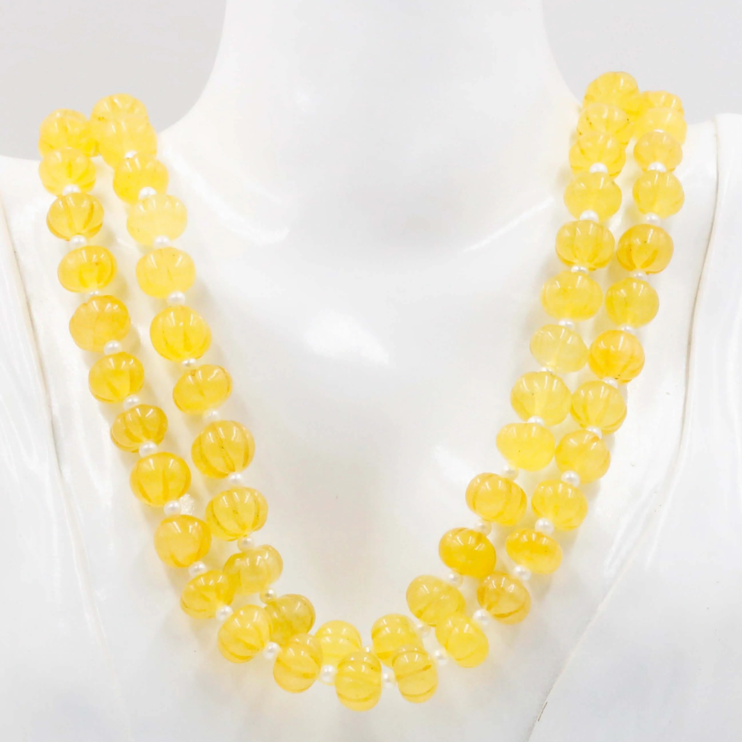 Natural Yellow Quartz Necklace Yellow Quartz Beaded Necklace Yellow Necklace Necklace Layered Necklace SKU 6142887