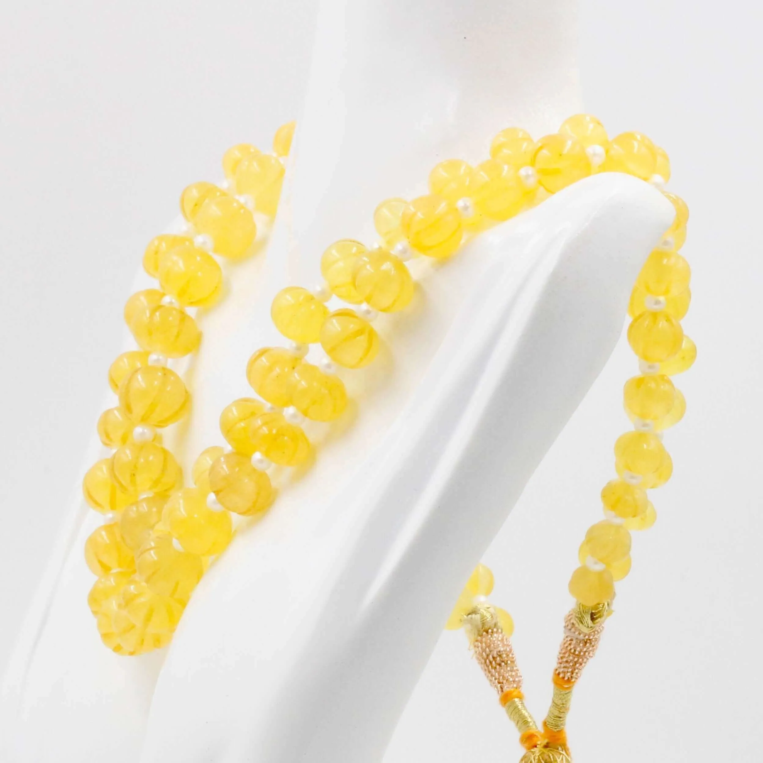 Natural Yellow Quartz Necklace Yellow Quartz Beaded Necklace Yellow Necklace Necklace Layered Necklace SKU 6142887