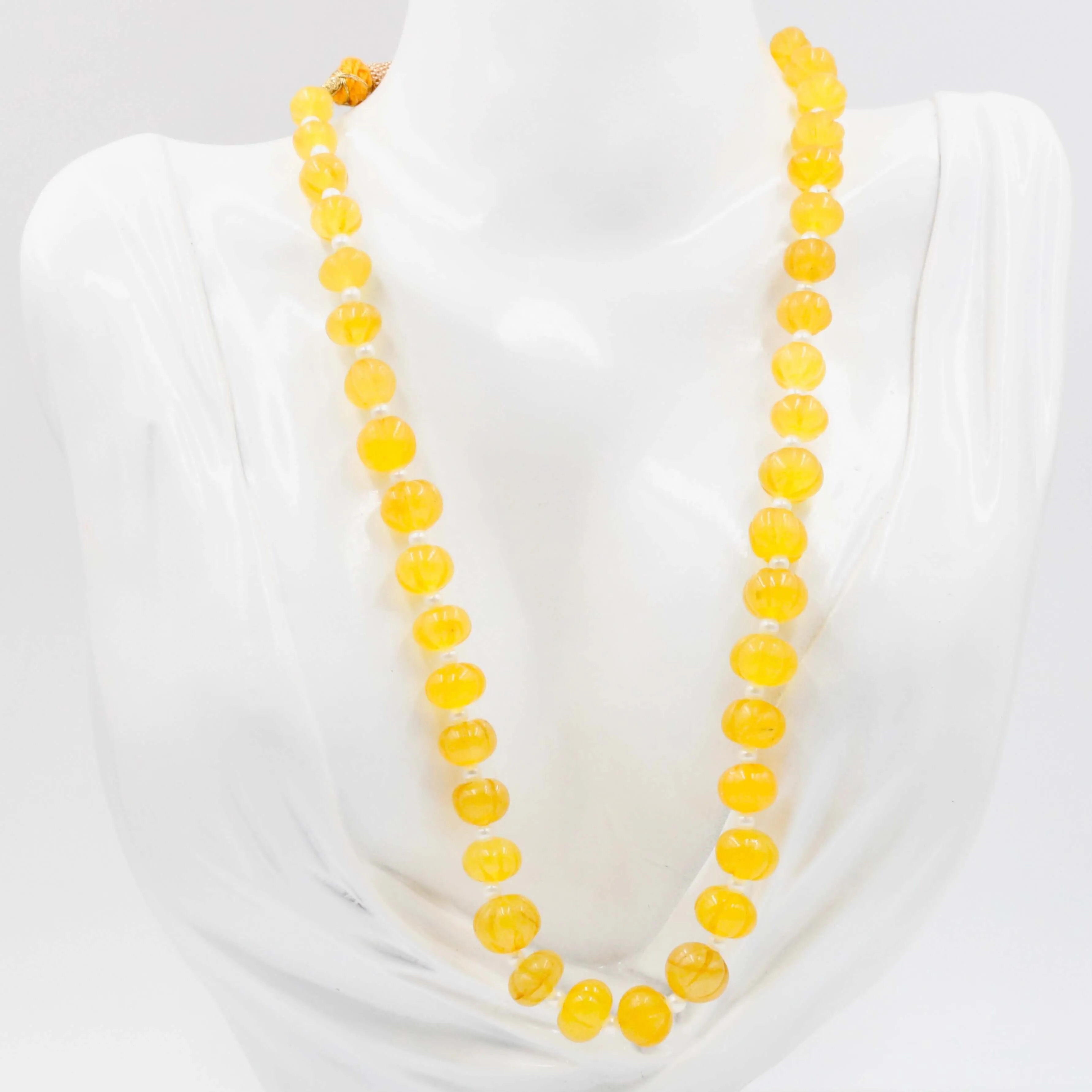 Natural Yellow Quartz Necklace Yellow Quartz Beaded Necklace Yellow Necklace Necklace Layered Necklace SKU 6142887