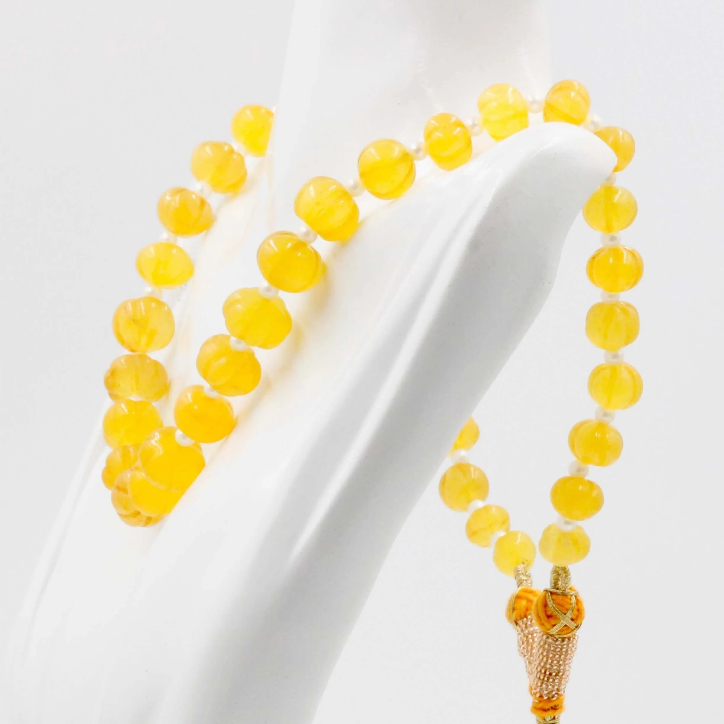 Natural Yellow Quartz Necklace Yellow Quartz Beaded Necklace Yellow Necklace Necklace Layered Necklace SKU 6142887