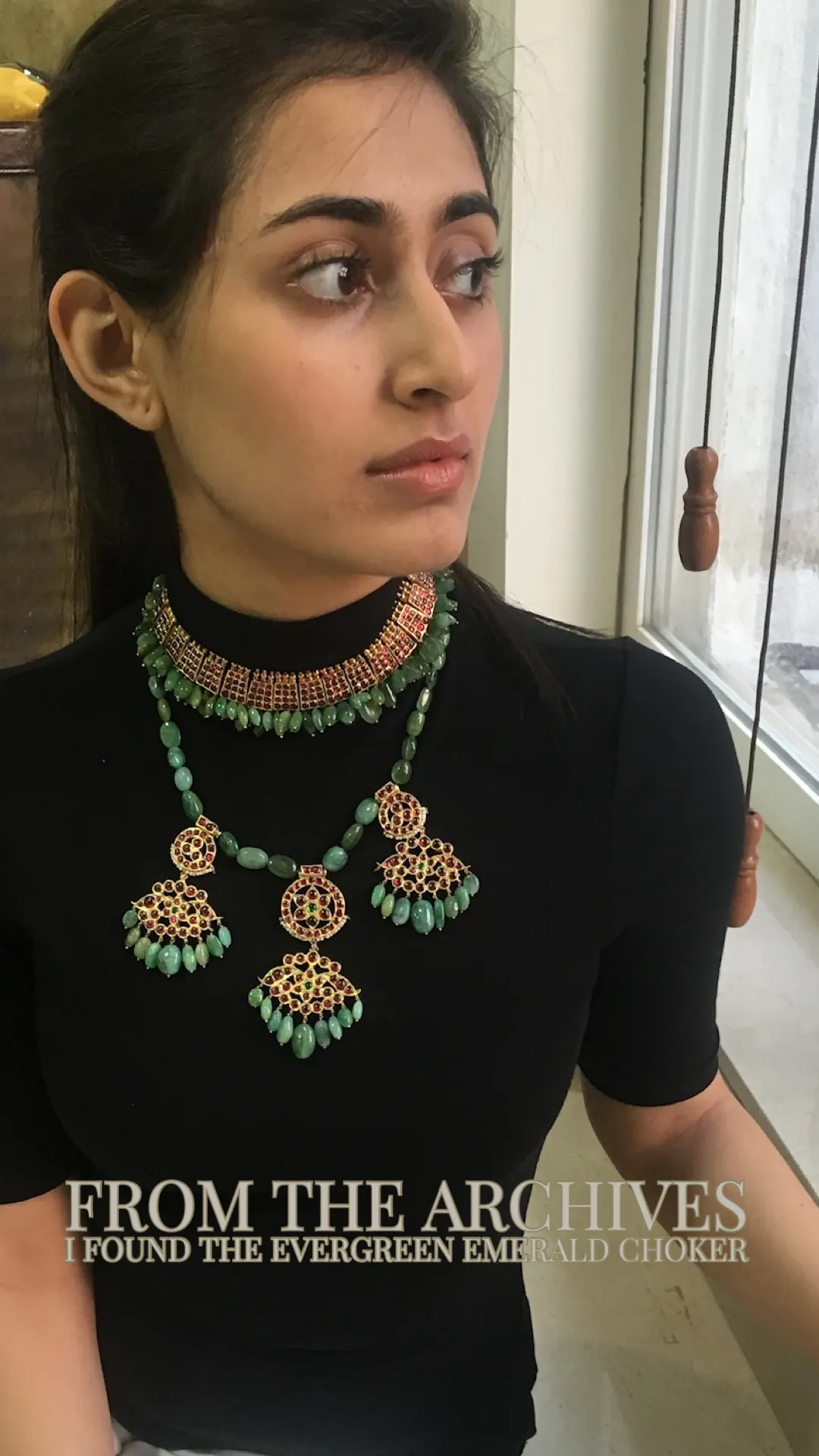 Neha Dhupia In Emerald Choker