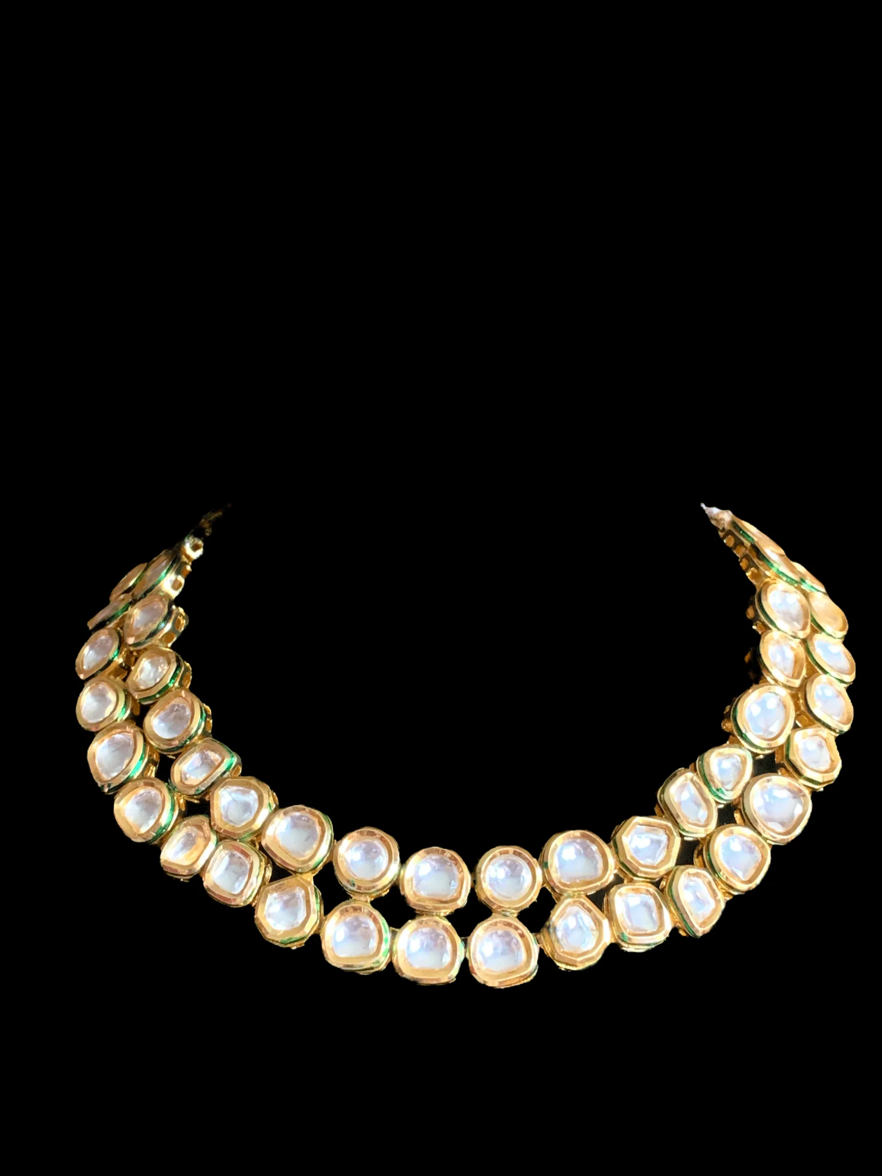 NS80 Mohini bridal necklace in high quality kundan ( READY TO SHIP  )