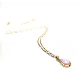 Opal Teardrop Necklace