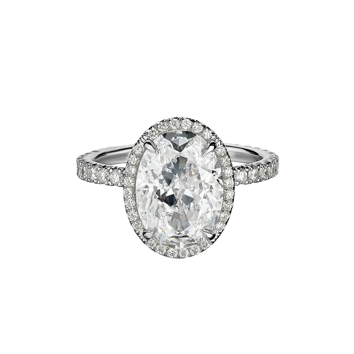 OVAL CUT DIAMOND RING