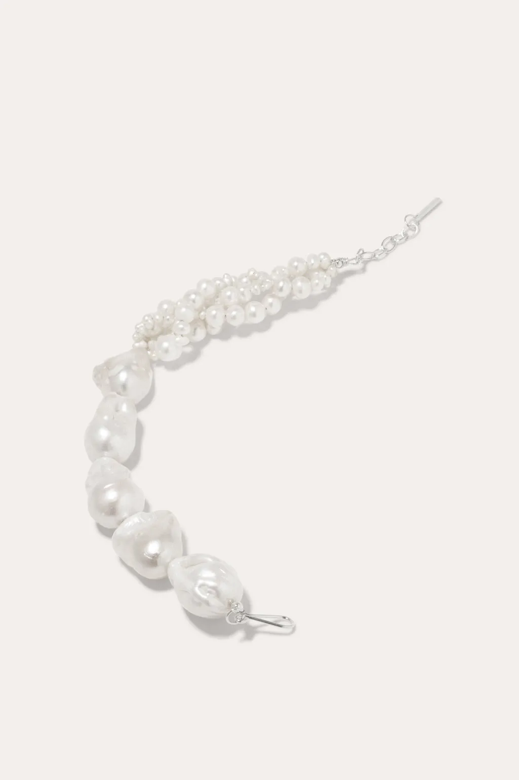 Parade Of Possibilities - Pearl and Platinum Plated Bracelet