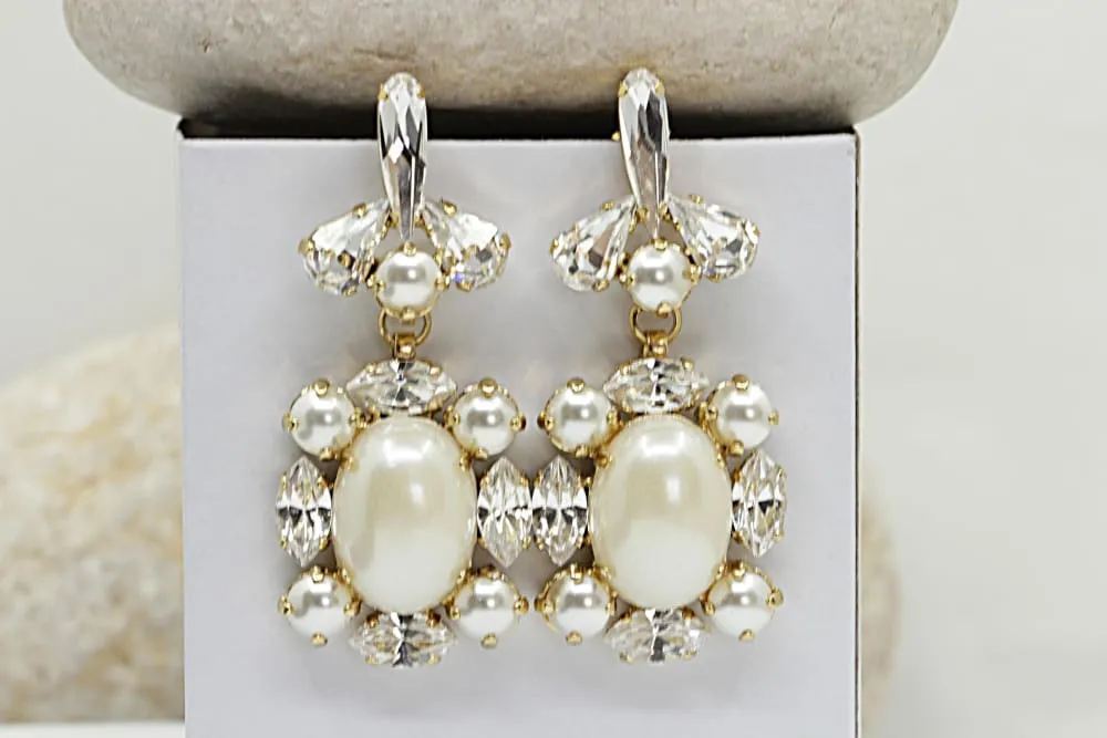 Pearl Bridal Earring