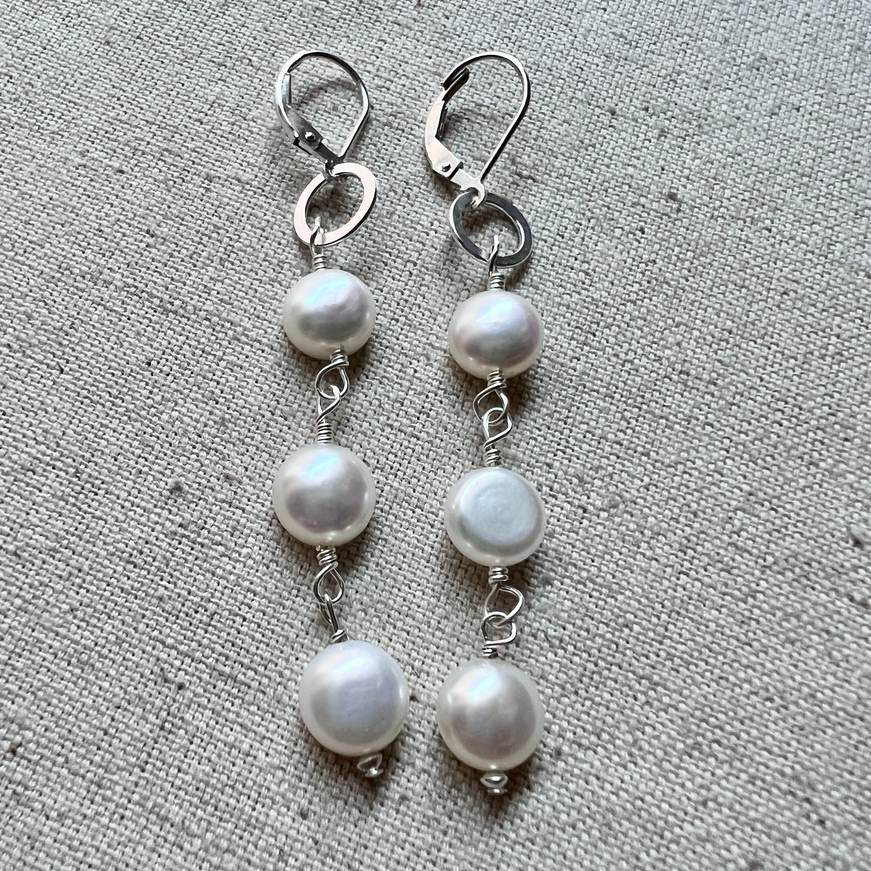 Pearl Droplet Earrings