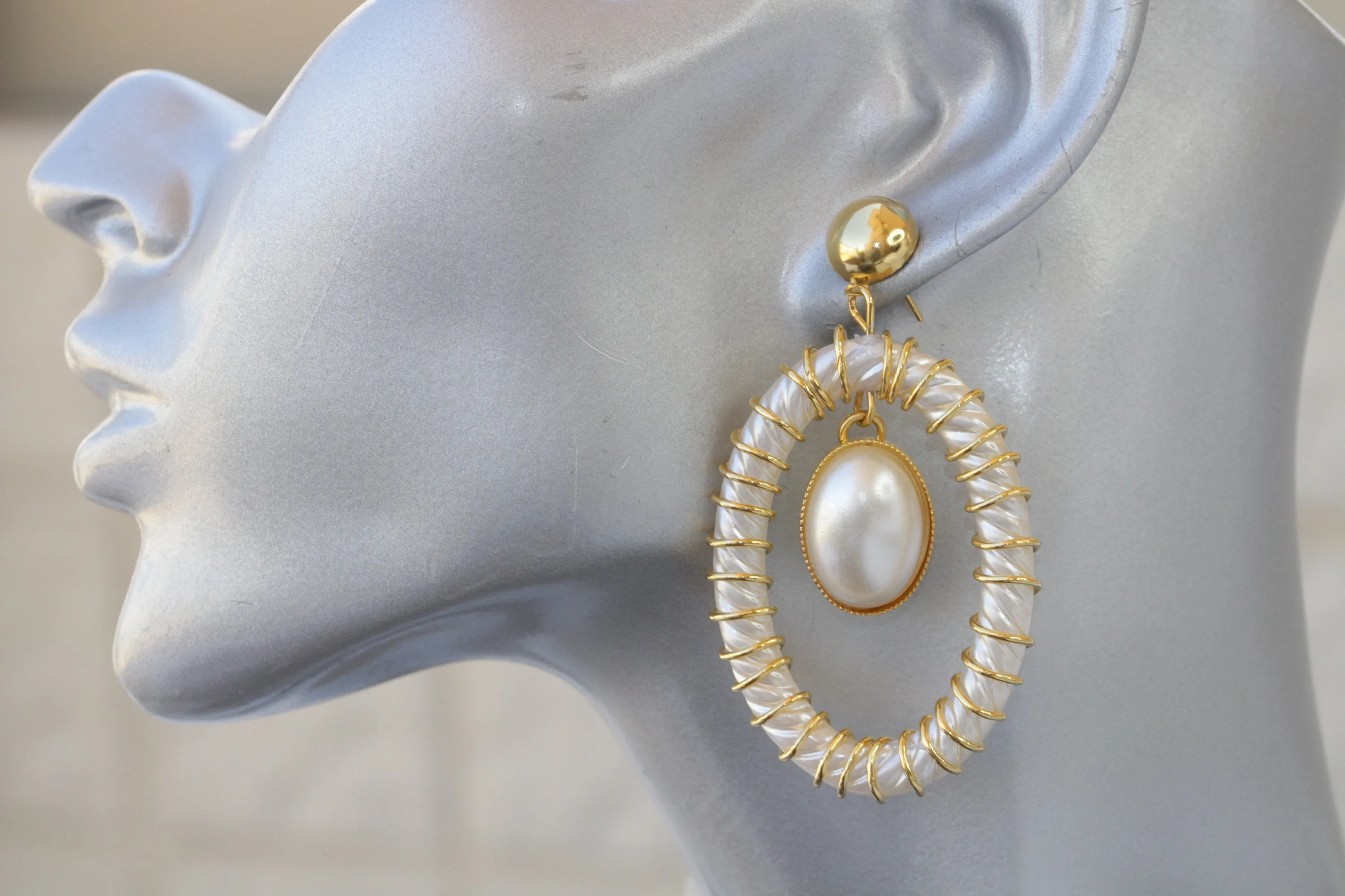 PEARL GOLD EARRINGS