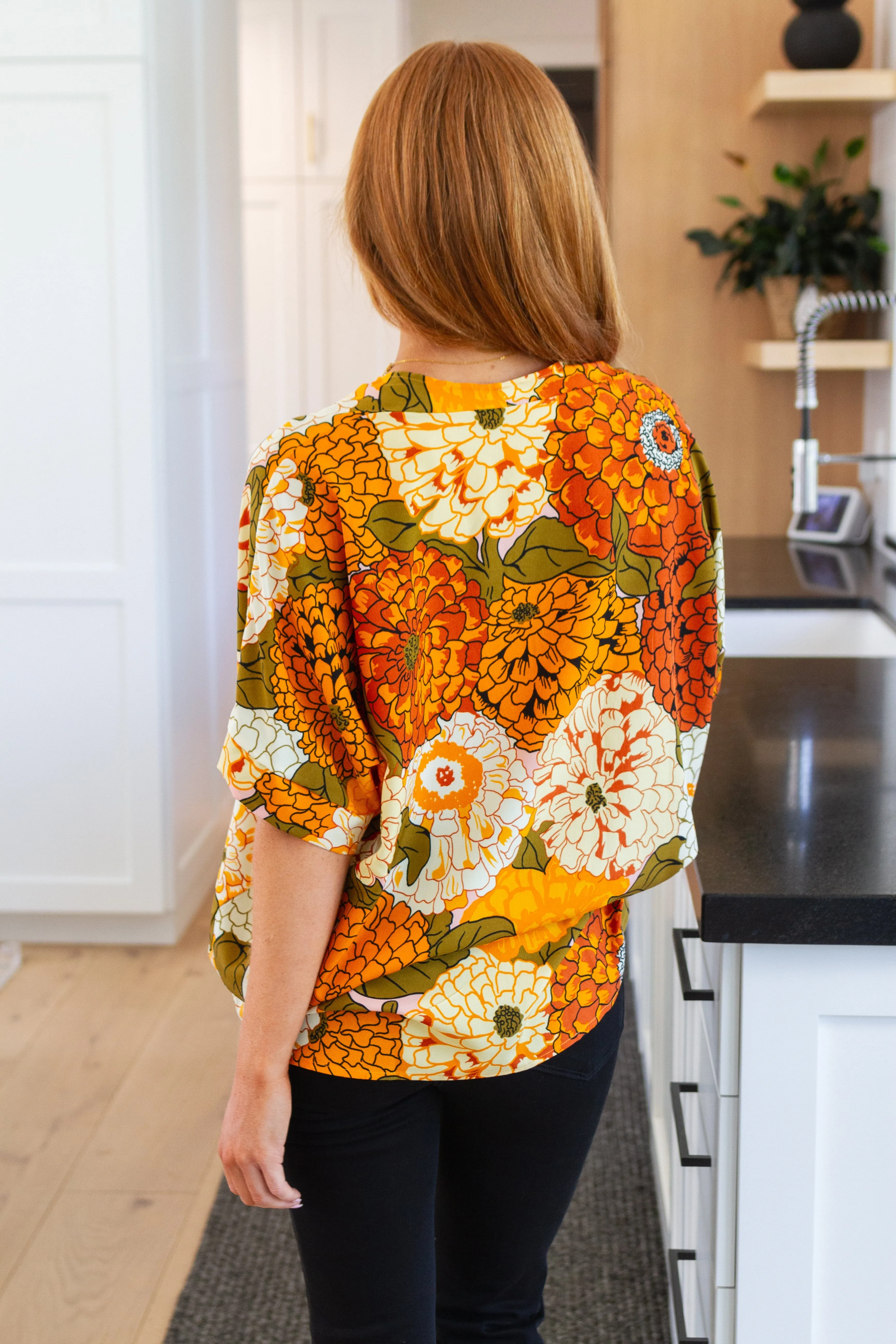 Picking Blooms Blouse in Amber Mix - Jodifl