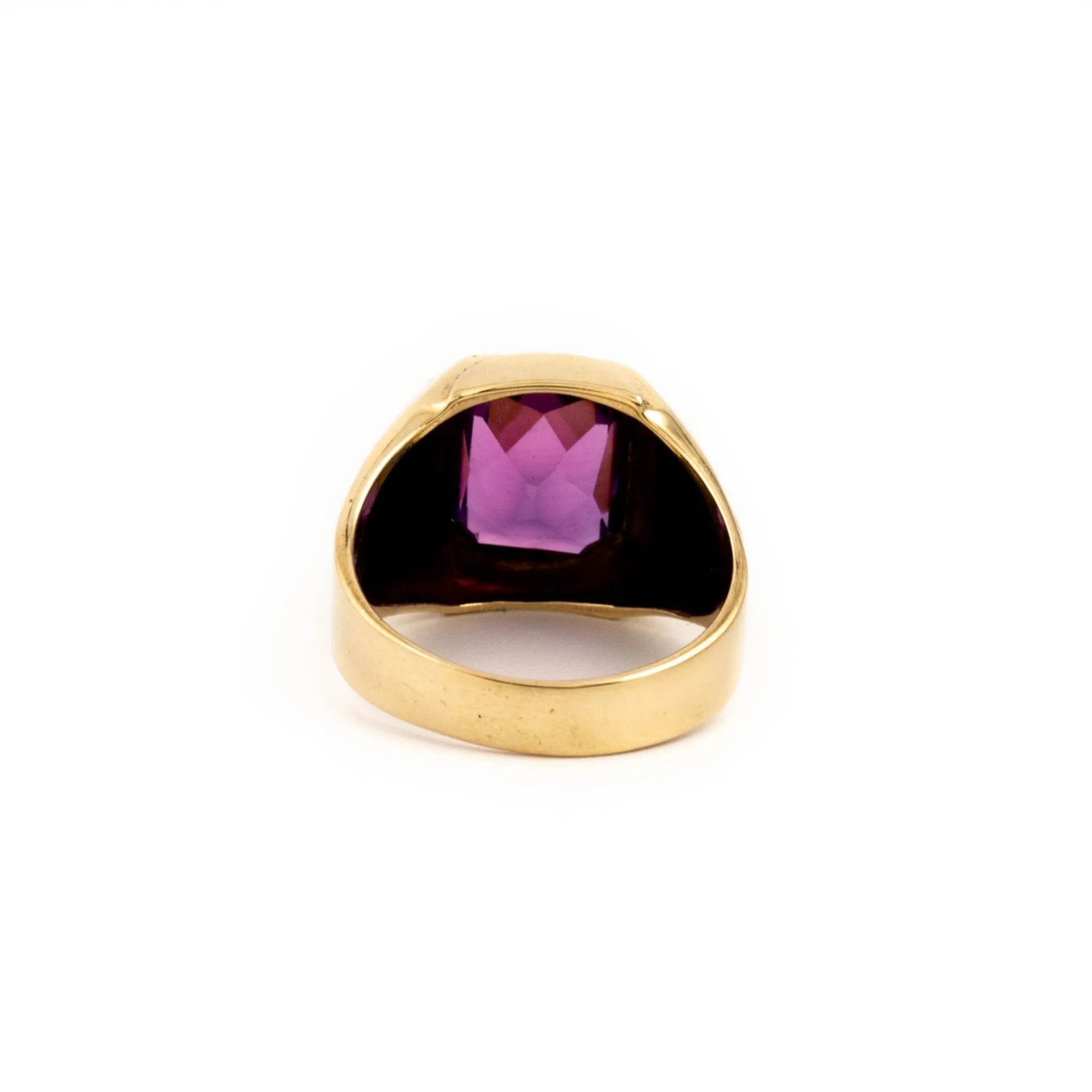 Purple Antique Glass Ring