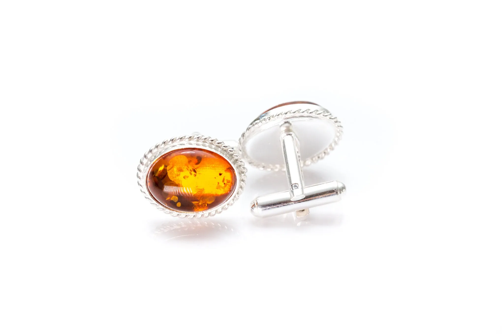 Quintessence Statement Amber Cufflinks