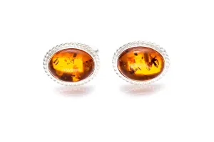 Quintessence Statement Amber Cufflinks