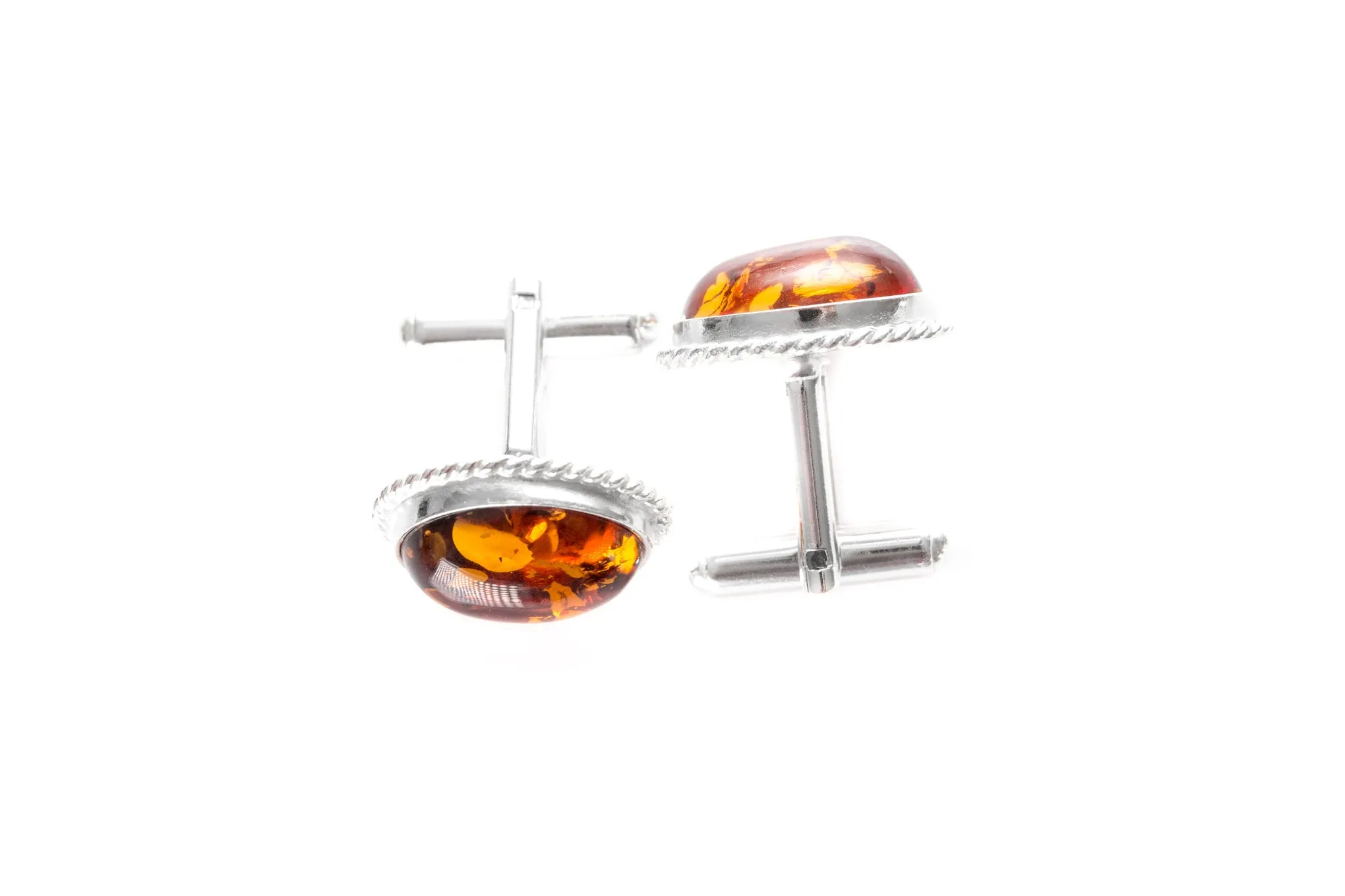 Quintessence Statement Amber Cufflinks