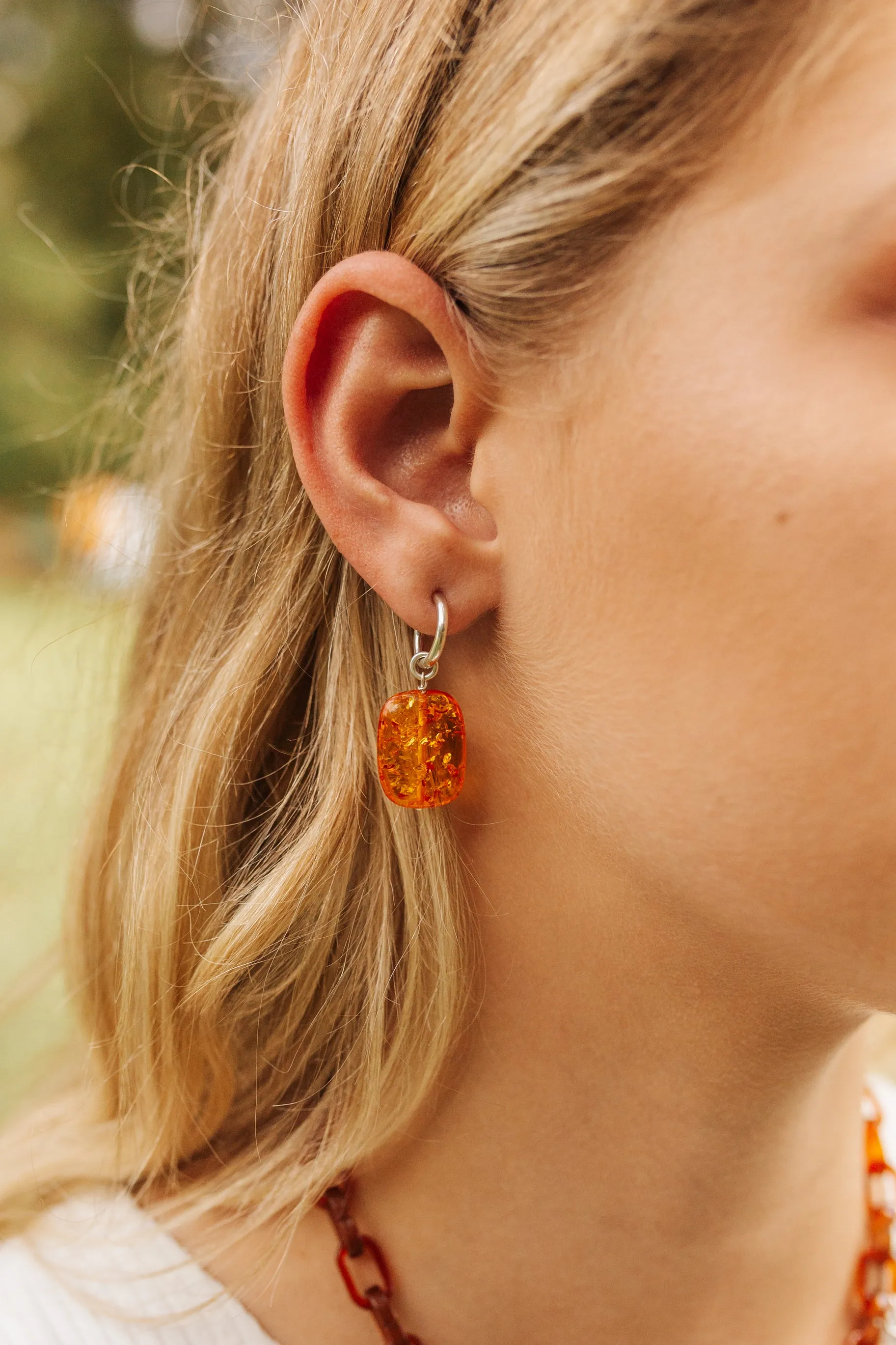 "Best of Both" Sweet Tea Hoop Earrings