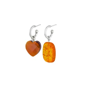 "Best of Both" Sweet Tea Hoop Earrings