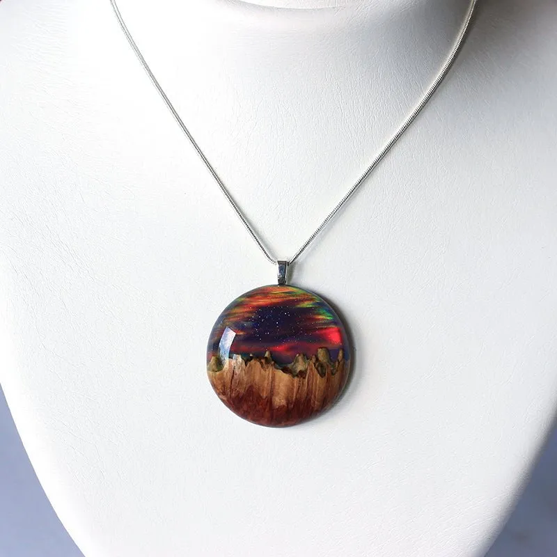 Red Sea | opal pendant [round]