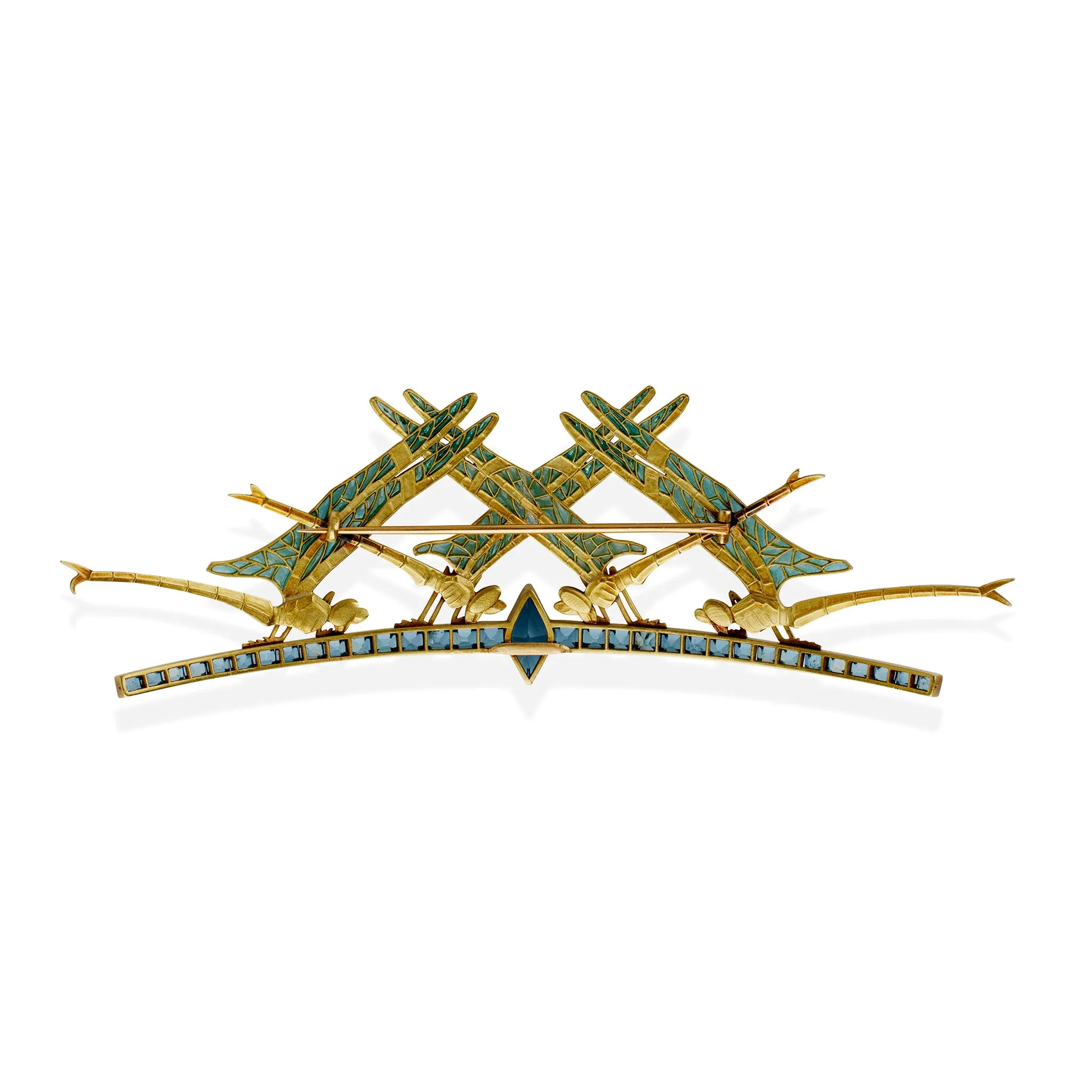 René Lalique "Four Damselflies" Brooch Diadem