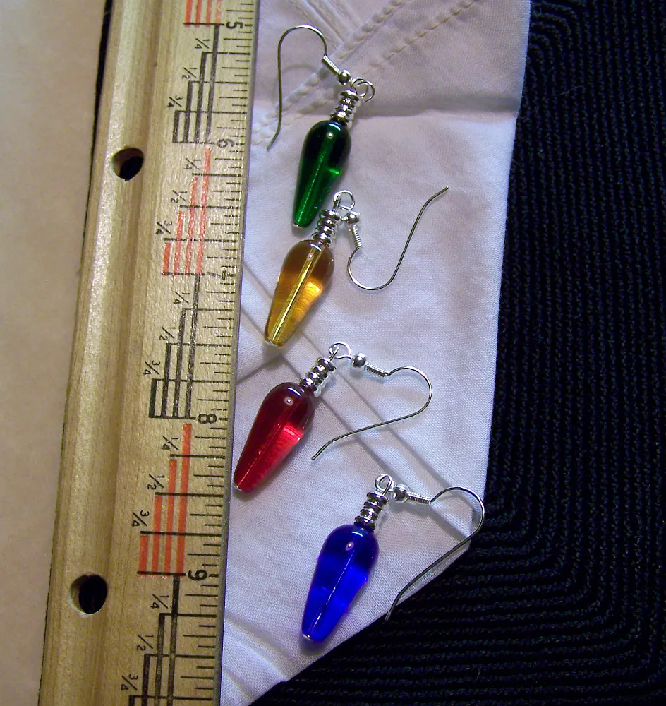 Retro Holiday Lights Earrings