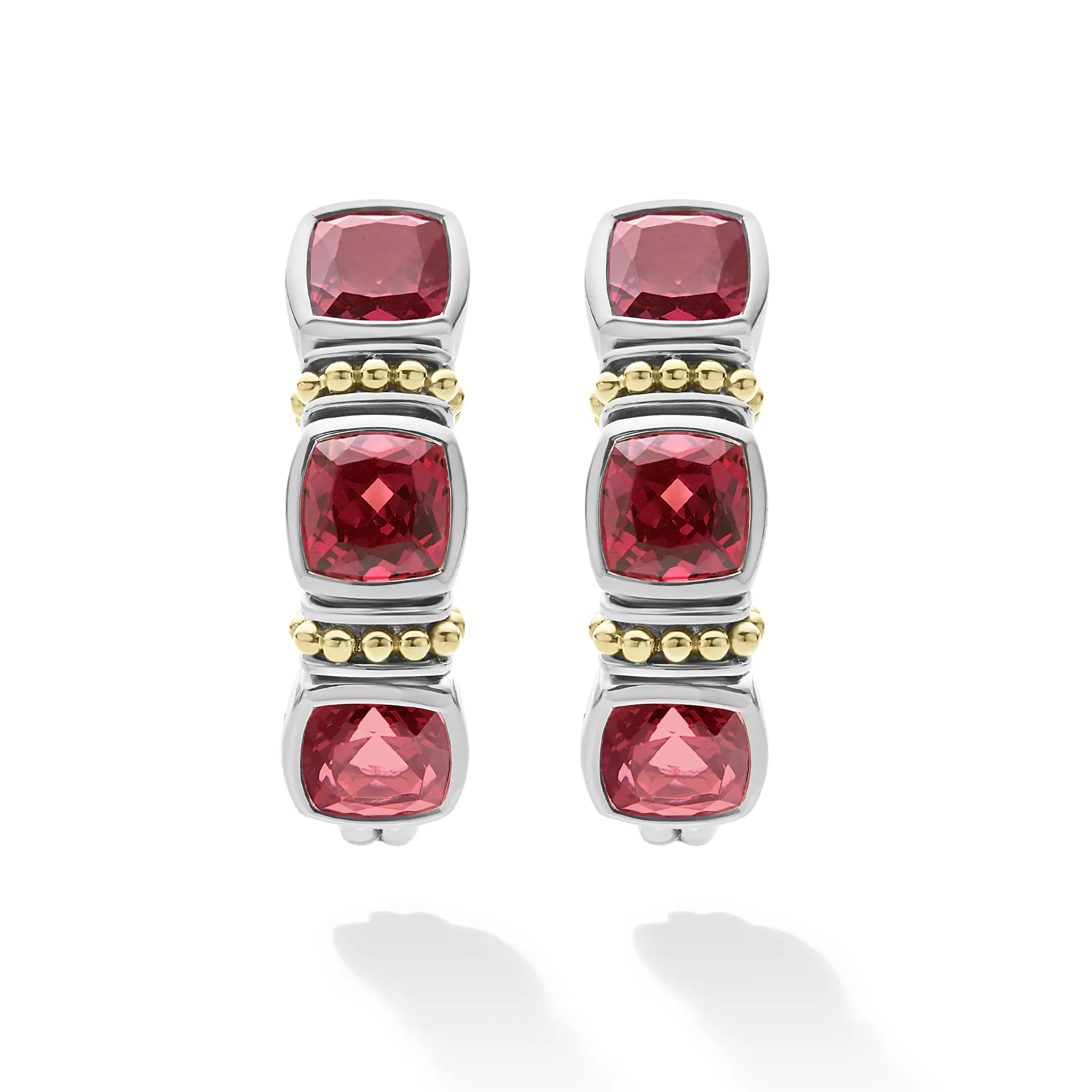 Rittenhouse Rhodolite Garnet Hoop Earrings