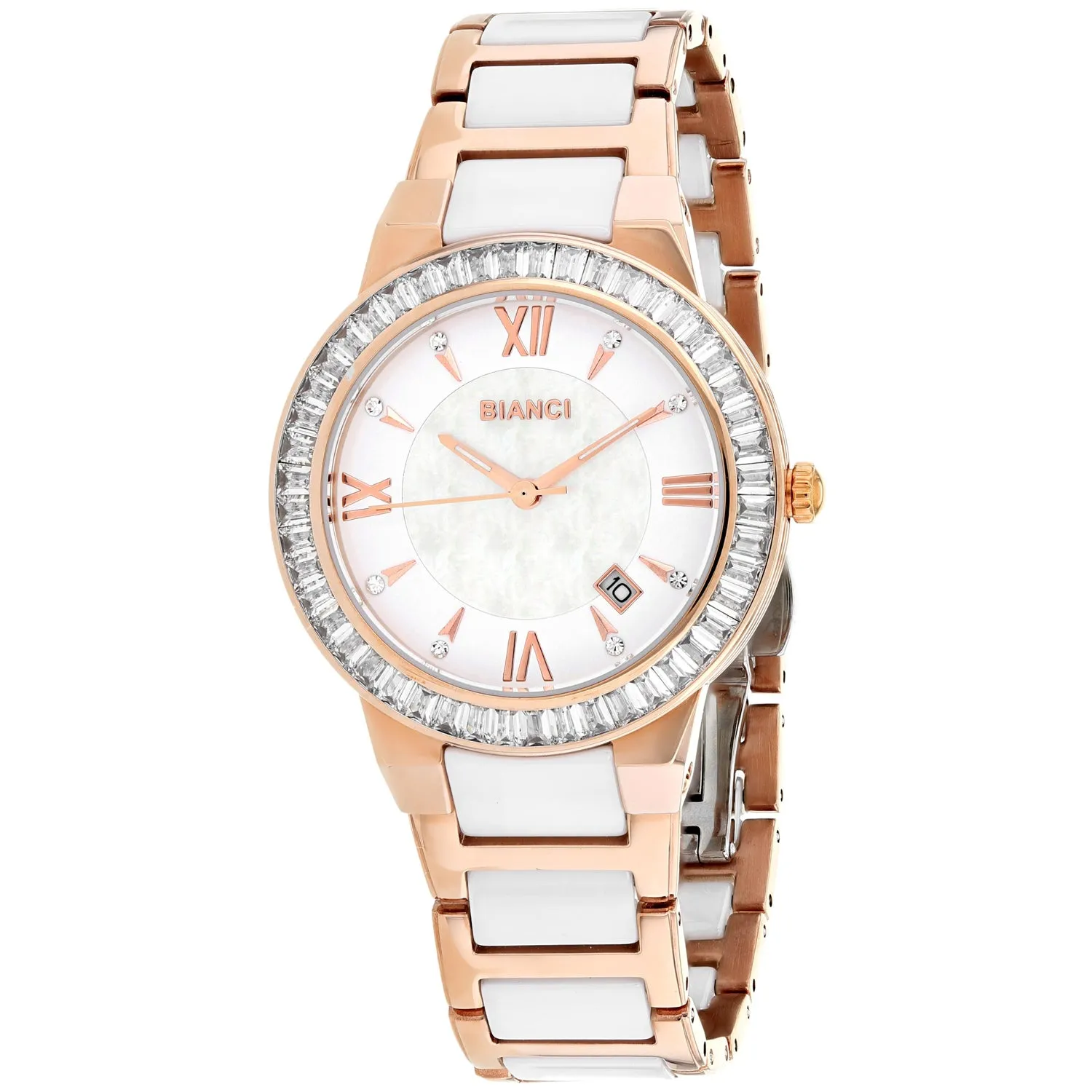 Roberto Bianci Women's Allegra White MOP Dial Watch - RB58721