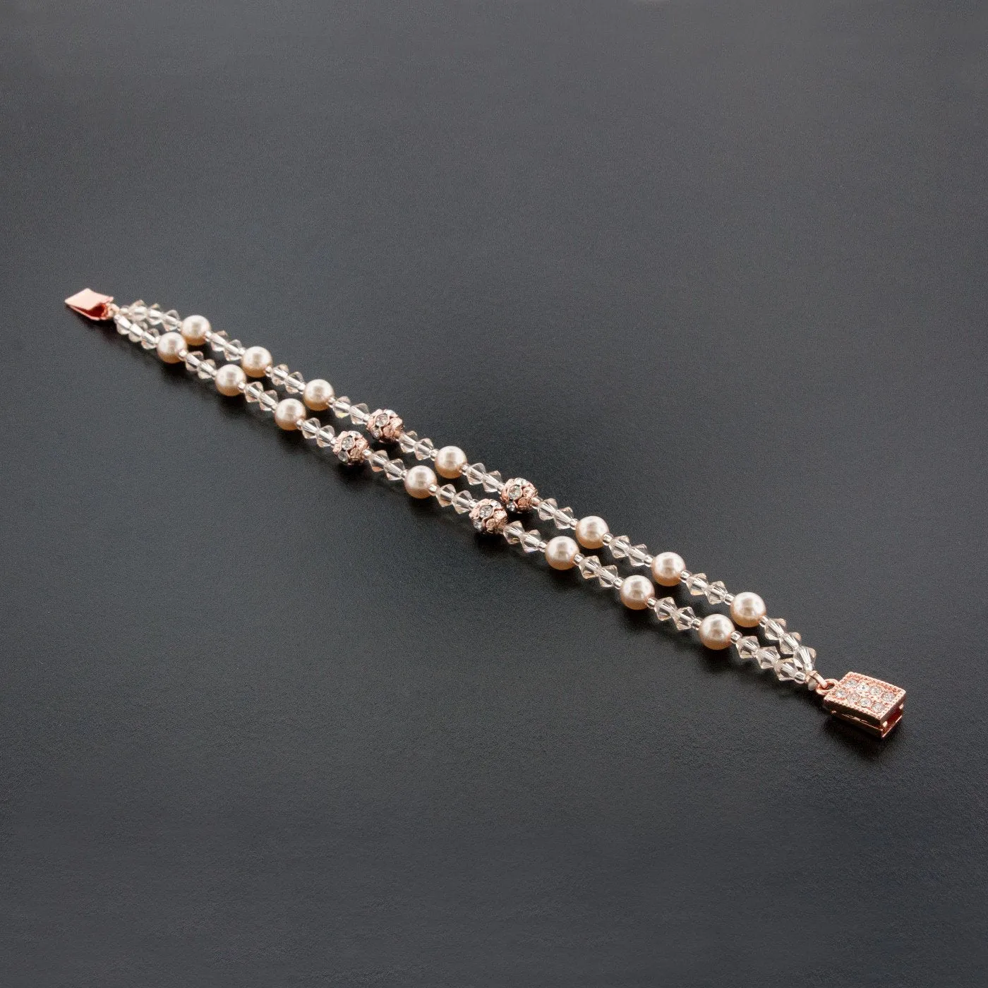 Rose Gold Beaded Bracelet