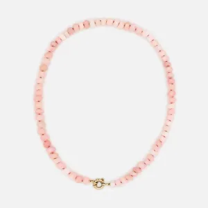 Rosewater Pink Opal Necklace