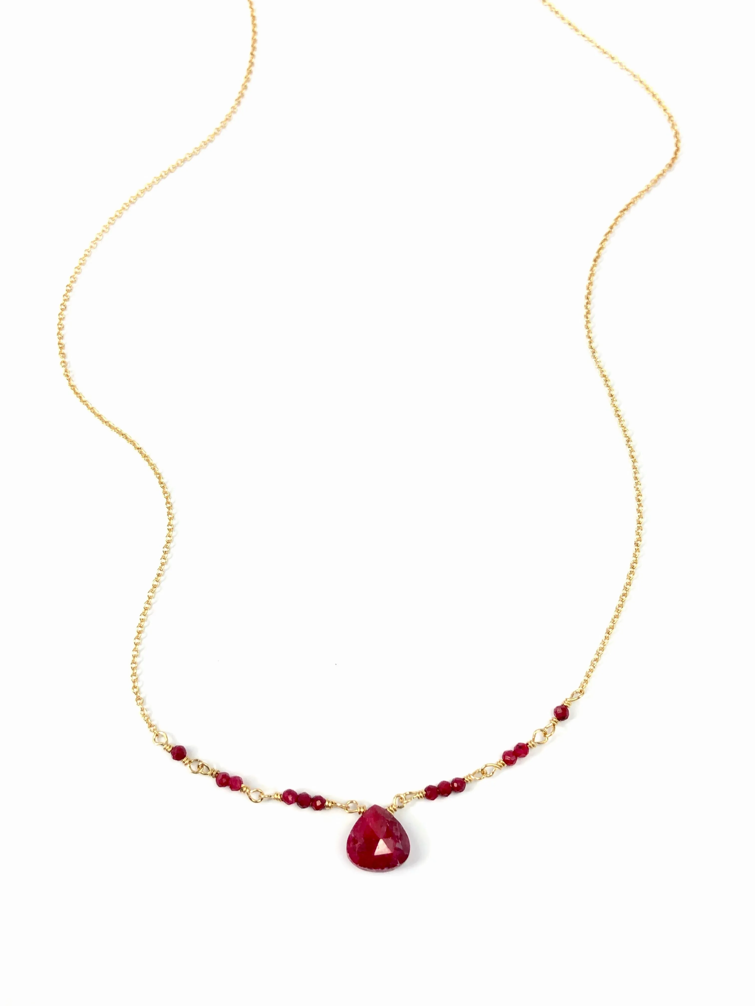 Ruby New Band Necklace