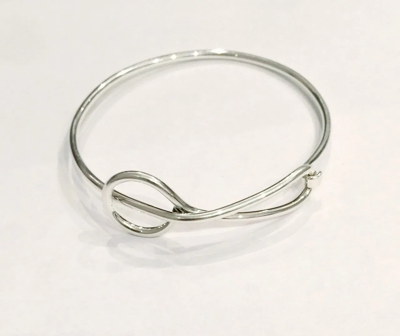 Silver Knot Bangle